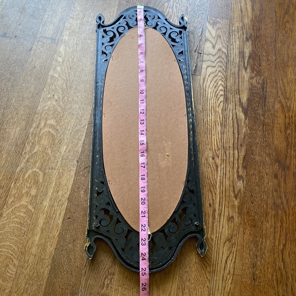 Pair of Vtg 70s HOMCO 2356 Gothic Spanish Revival Scroll Regency Wall Mirrors - Picture 4 of 6